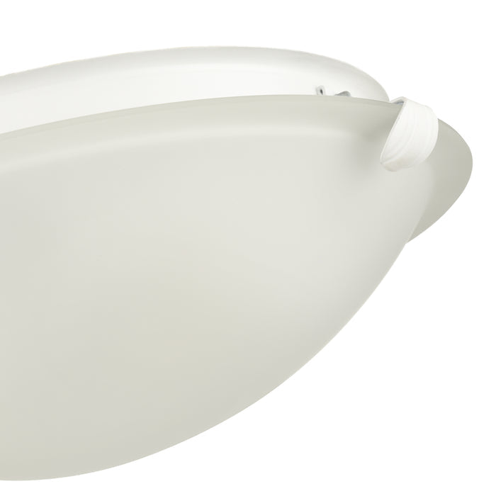 4'' Sulona Matte White 2 Light Flush Mount