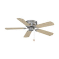 42 Inch Royal Knight AC Brushed Nickel Indoor Ceiling Fan 5-Blade Reversible