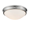 4.25'' Baumann Brushed Nickel 2 Light Flush Mount