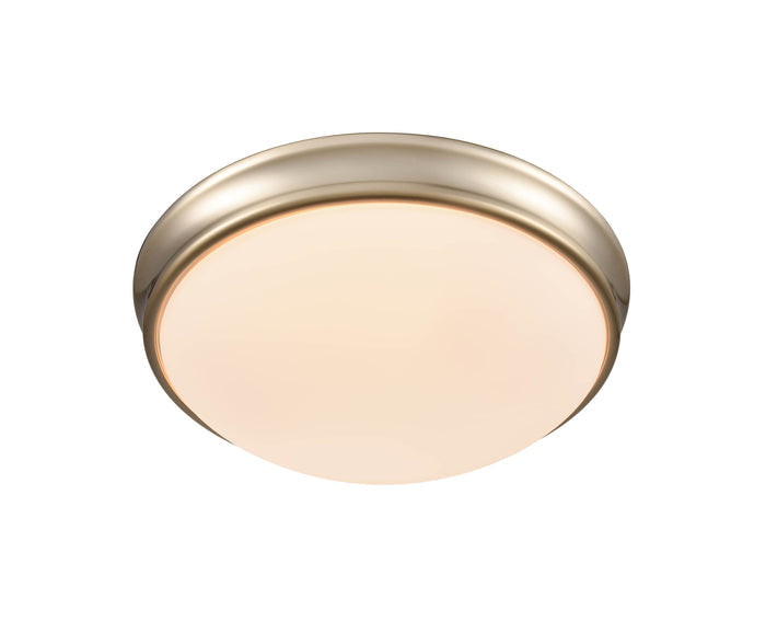 4.25'' Baumann Modern Gold 2 Light Flush Mount