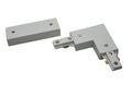 4.25-inch White Track Connector