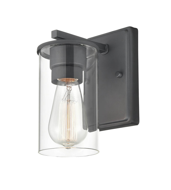 4.33'' Verlana Matte Black 1 Light Wall Sconce
