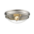 4.5'' Belforge Brushed Nickel 1 Light Flush Mount