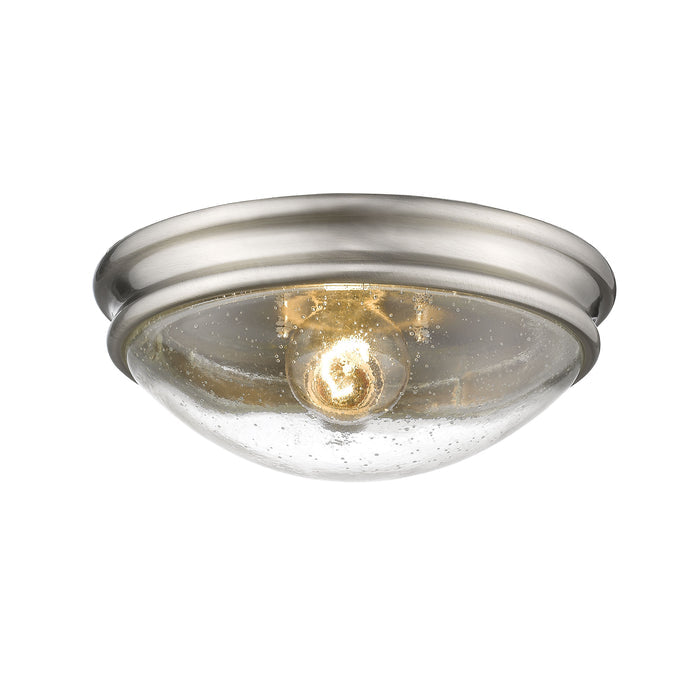 4.5'' Belforge Brushed Nickel 1 Light Flush Mount