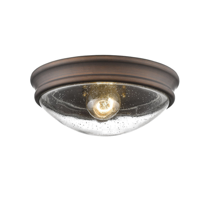 4.5'' Belforge Rubbed Bronze 1 Light Flush Mount
