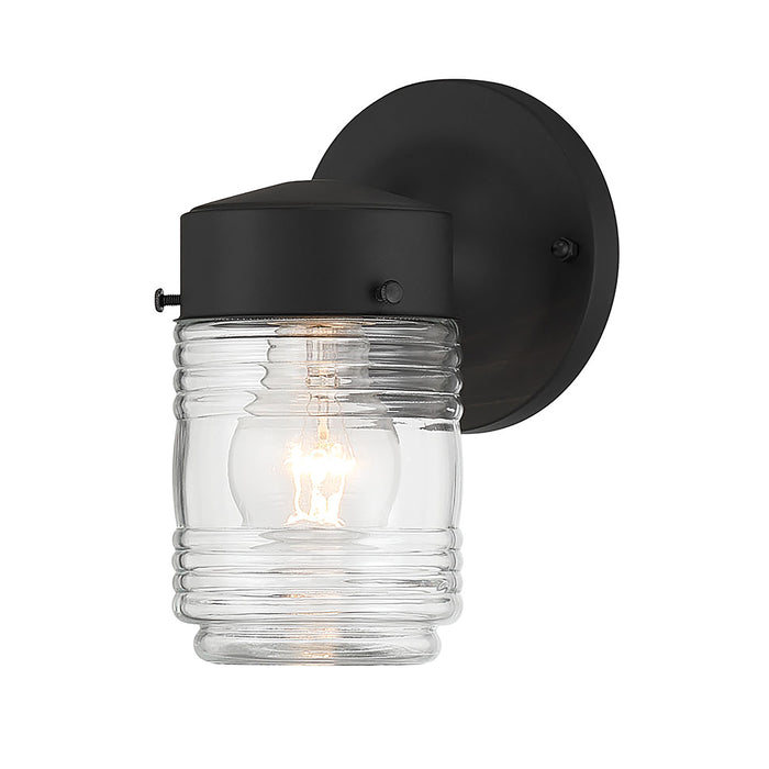 4.5'' Bravyn Powder Coated Black 1 Light Lantern