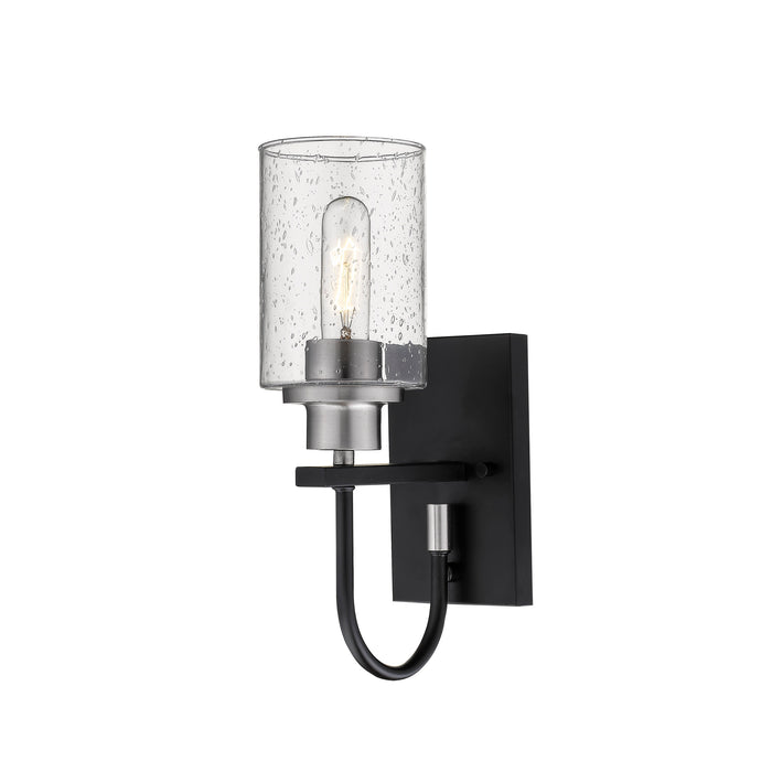 4.5'' Clifton Matte Black/Brushed Nickel 1 Light Wall Sconce