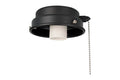 4.5-inch Matte Black Outdoor Fan Light Kit Fitter