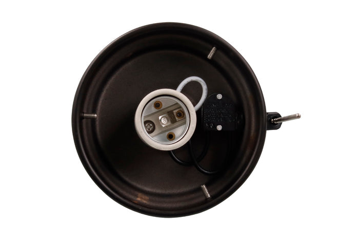 4.5-inch Oil Rubbed Bronze Outdoor Fan Light Kit Fitter