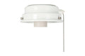 4.5-inch White Outdoor Fan Light Kit Fitter