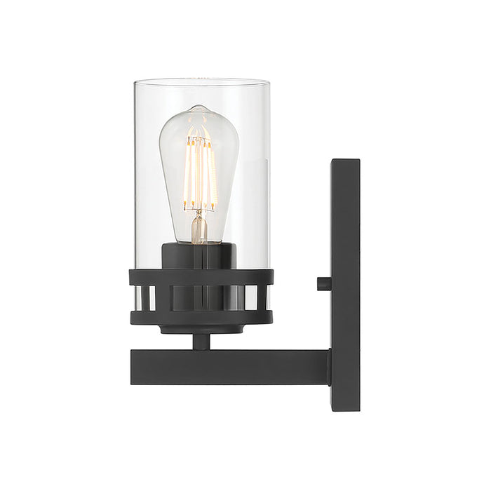 4.5'' Lunden Matte Black 1 Light Wall Sconce