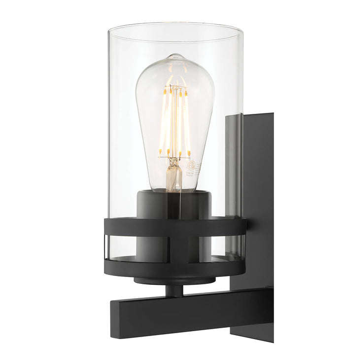 4.5'' Lunden Matte Black 1 Light Wall Sconce