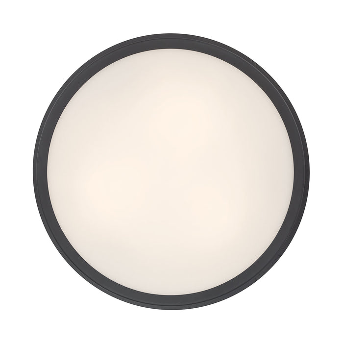 4.5'' Stralara Matte Black 3 Light Flush Mount