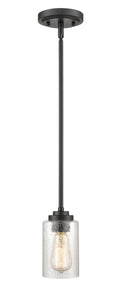 45.5'' Moven Matte Black 1 Light Mini Pendant