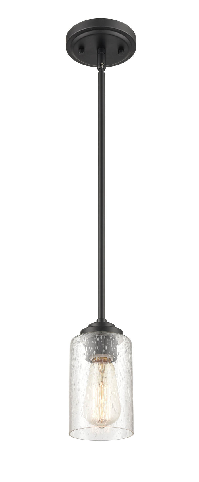 45.5'' Moven Matte Black 1 Light Mini Pendant