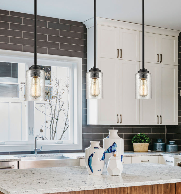 45.5'' Moven Matte Black 1 Light Mini Pendant