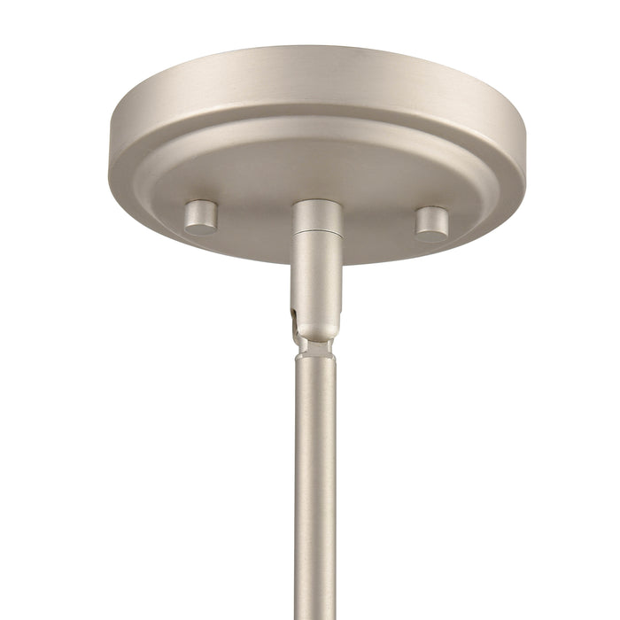 45.5'' Moven Satin Nickel 1 Light Mini Pendant