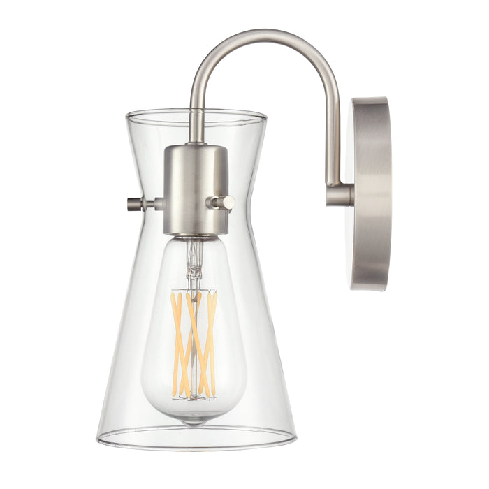 4.75'' Camellia Brushed Nickel 1 Light Wall Sconce