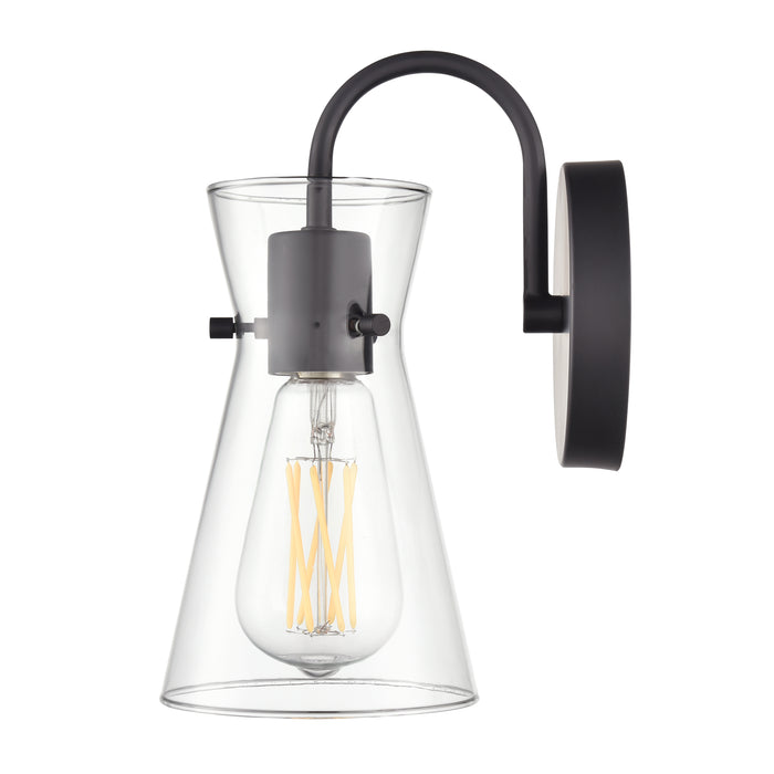 4.75'' Camellia Matte Black 1 Light Wall Sconce