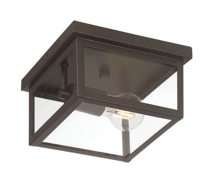 4.75'' Evanton Powder Coated Bronze 1 Light Flush Mount