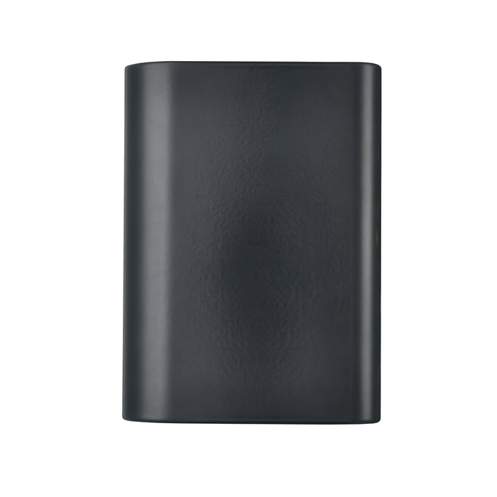 4.75-inch Powder Coated Black Outdoor Wall Sconce