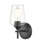 5'' Ashford Matte Black 1 Light Wall Sconce