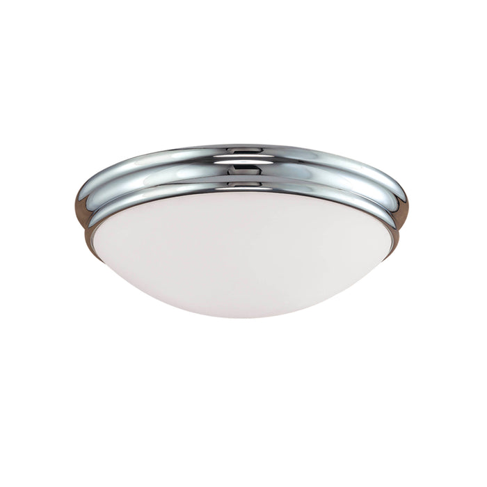 5'' Baumann Chrome 3 Light Flush Mount