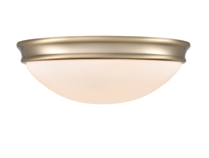 5'' Baumann Modern Gold 3 Light Flush Mount
