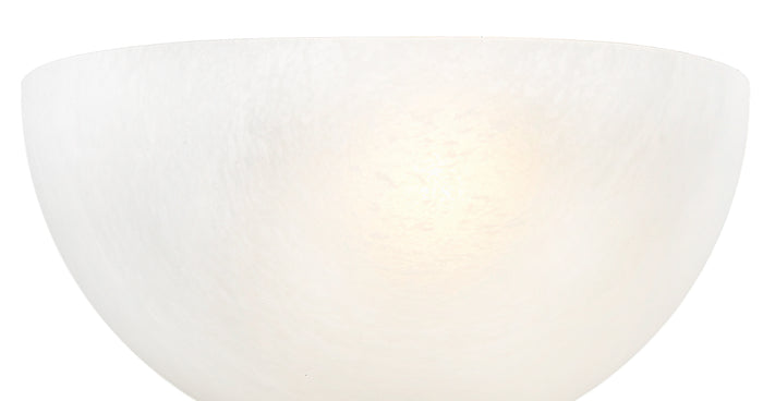 5-inch Luneer White 1-Light Wall Sconce
