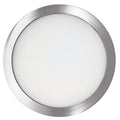 5-inch Nickel 10.3W Dimmable LED Flush Mount Ceiling Light, 3000K, 850 Lumens
