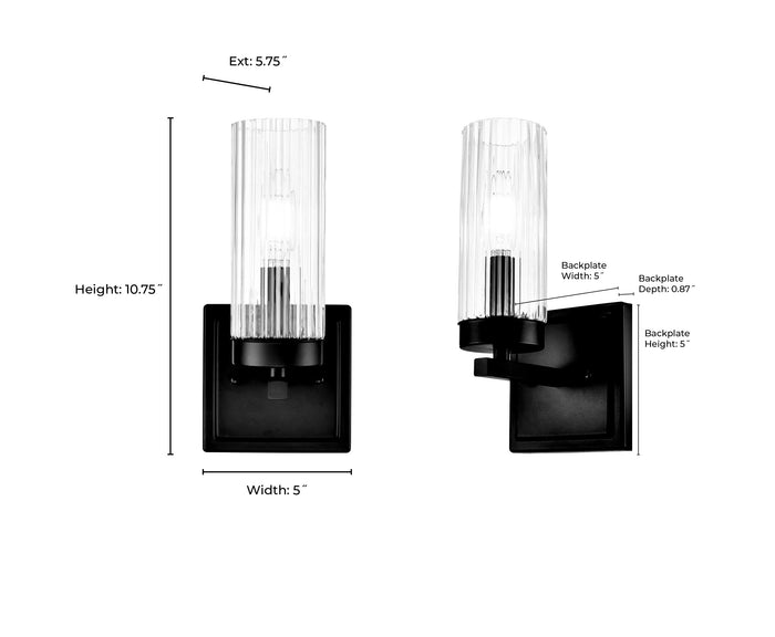 5'' Iversen Brushed Nickel 1 Light Wall Sconce