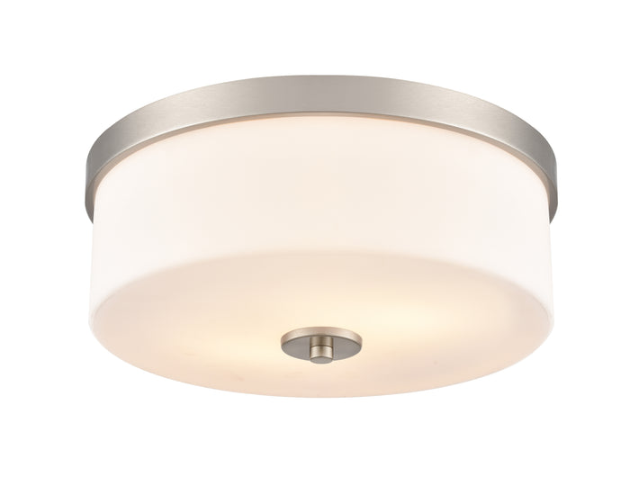 5'' Laphia Brushed Nickel 2 Light Flush Mount