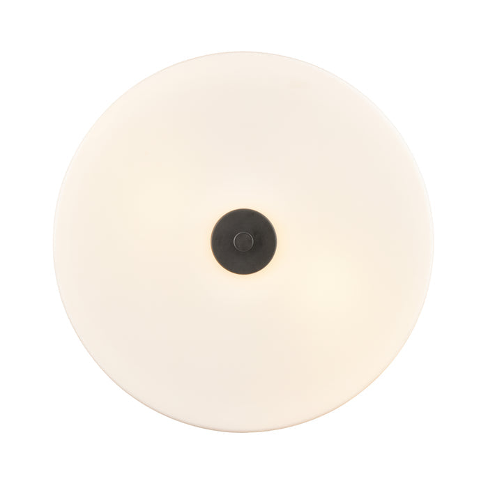 5'' Laphia Matte Black 2 Light Flush Mount