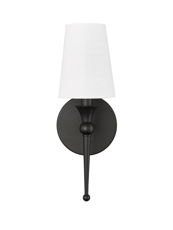 5''  Matte Black 1 Light Wall Sconce