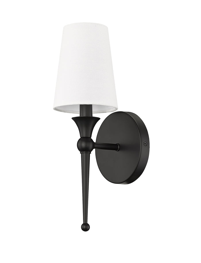 5''  Matte Black 1 Light Wall Sconce