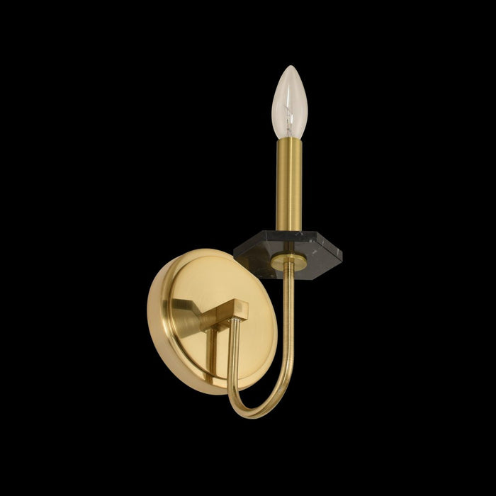 5'' Piedra 1 Light Brushed Brass Wall Sconce