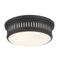 5'' Velune Matte Black 2 Light Flush Mount