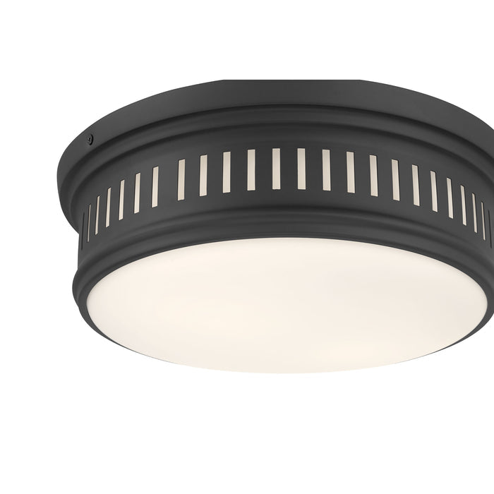 5'' Velune Matte Black 2 Light Flush Mount