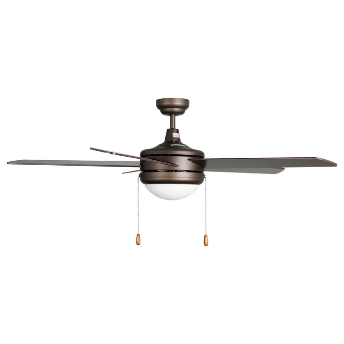50 Inch Mirage AC Oil Rubbed Bronze Indoor Ceiling Fan 5-Blade Reversible