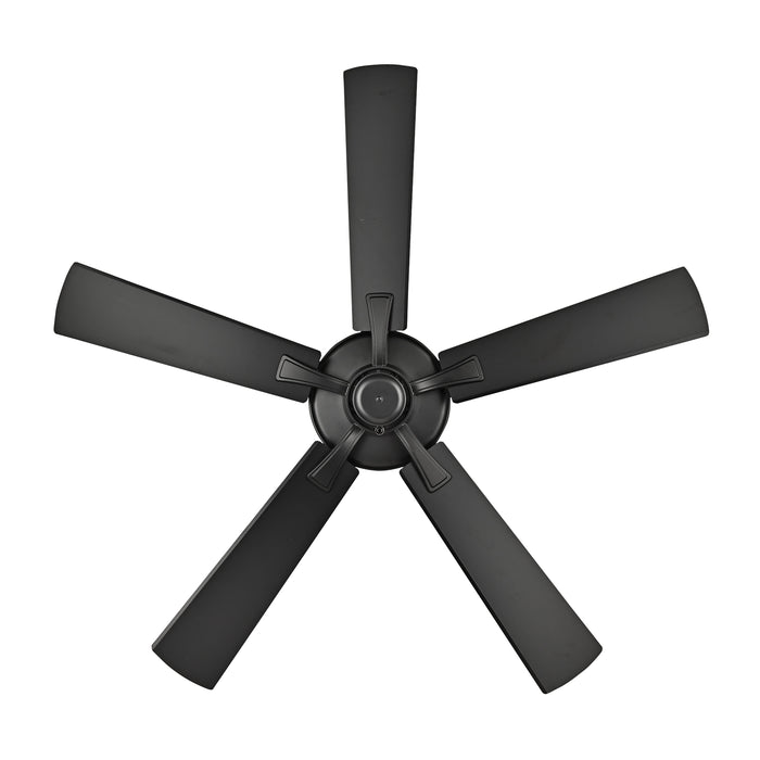 52 Inch Brisden AC Matte Black Indoor Ceiling Fan 5-Blade Reversible