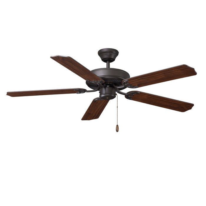 52 Inch Desert Moon AC Oil Rubbed Bronze Indoor Ceiling Fan 5-Blade Reversible