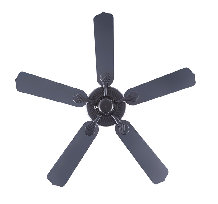 52 Inch Sunset AC Matte Black Outdoor Ceiling Fan 5-Blade Reversible