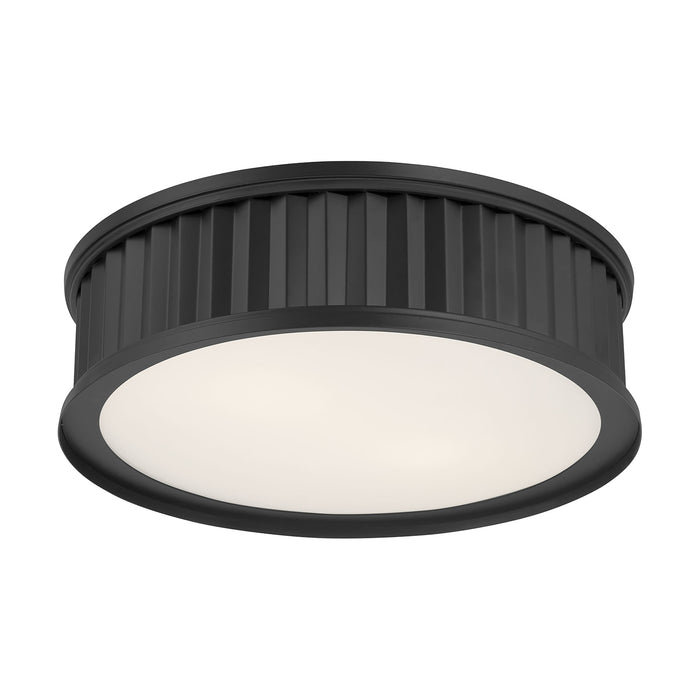 5.25'' Corvella Matte Black 3 Light Flush Mount