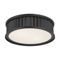 5.25'' Corvella Matte Black 3 Light Flush Mount