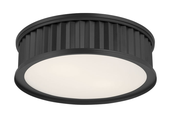 5.25'' Corvella Matte Black 3 Light Flush Mount