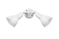 5.25''  Matte White 2 Light Flood Light
