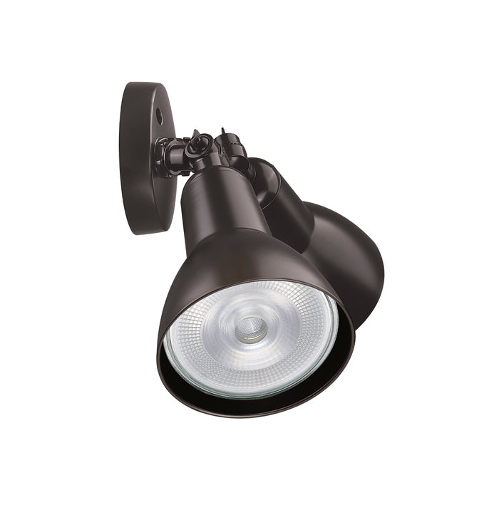 5.25''  Powder Coated Bronze 2 Light Flood Light