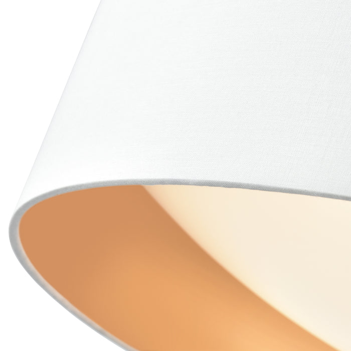 5.25'' Rosata White  Light Flush Mount