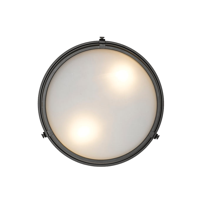 5.38'' Arlson Matte Black 2 Light Flush Mount