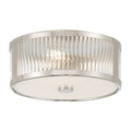 5.5'' Ardezia Polished Nickel 3 Light Flush Mount